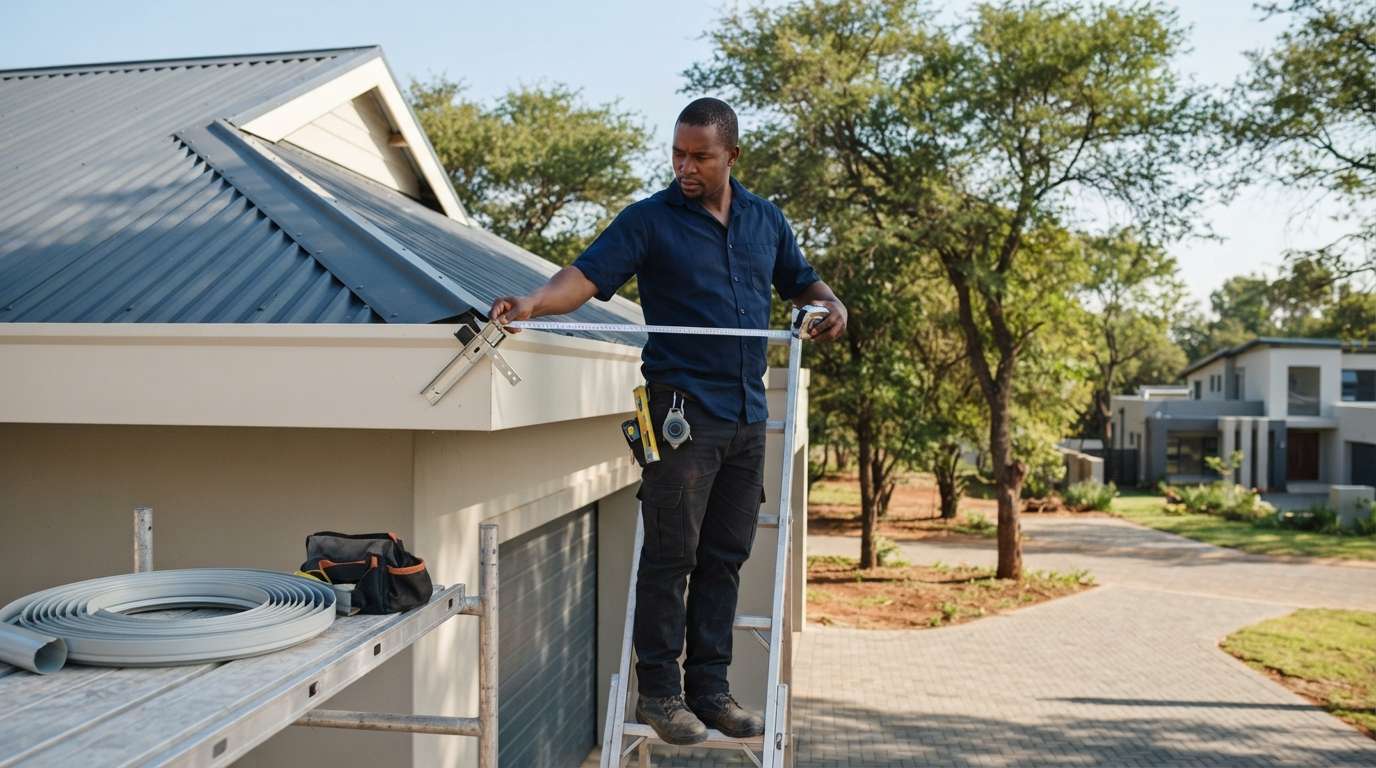 On-site gutter profiling by Wintra Projects